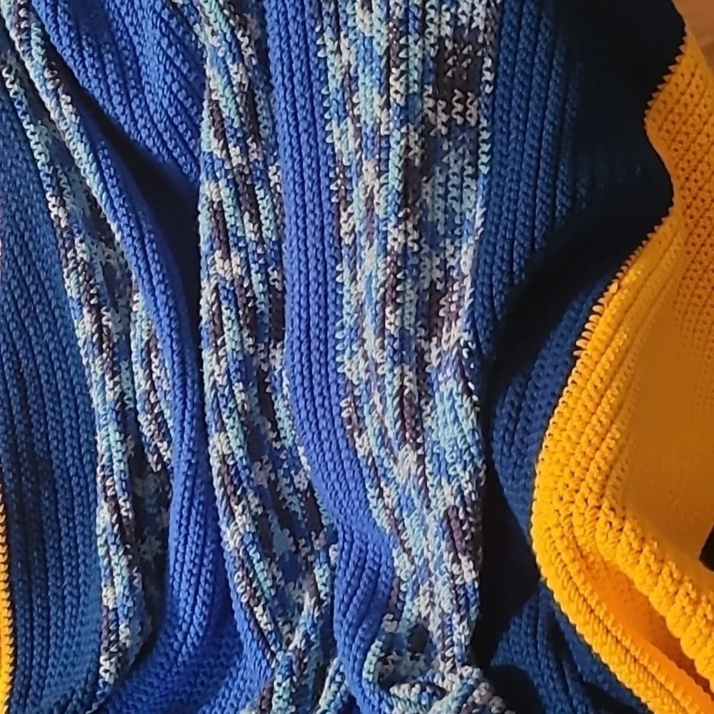 Hand Crafted Crochet Quilt New